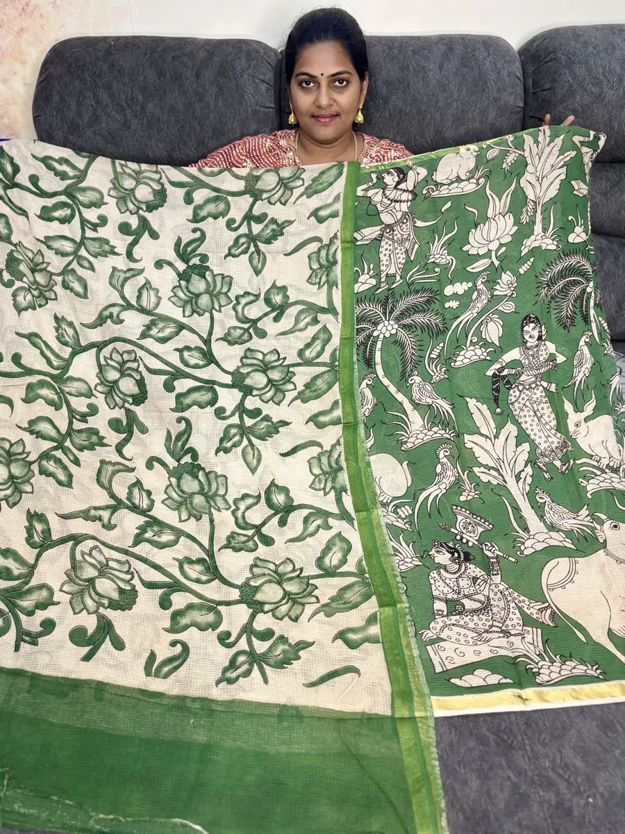 Pure Kota cotton Kalamkari
