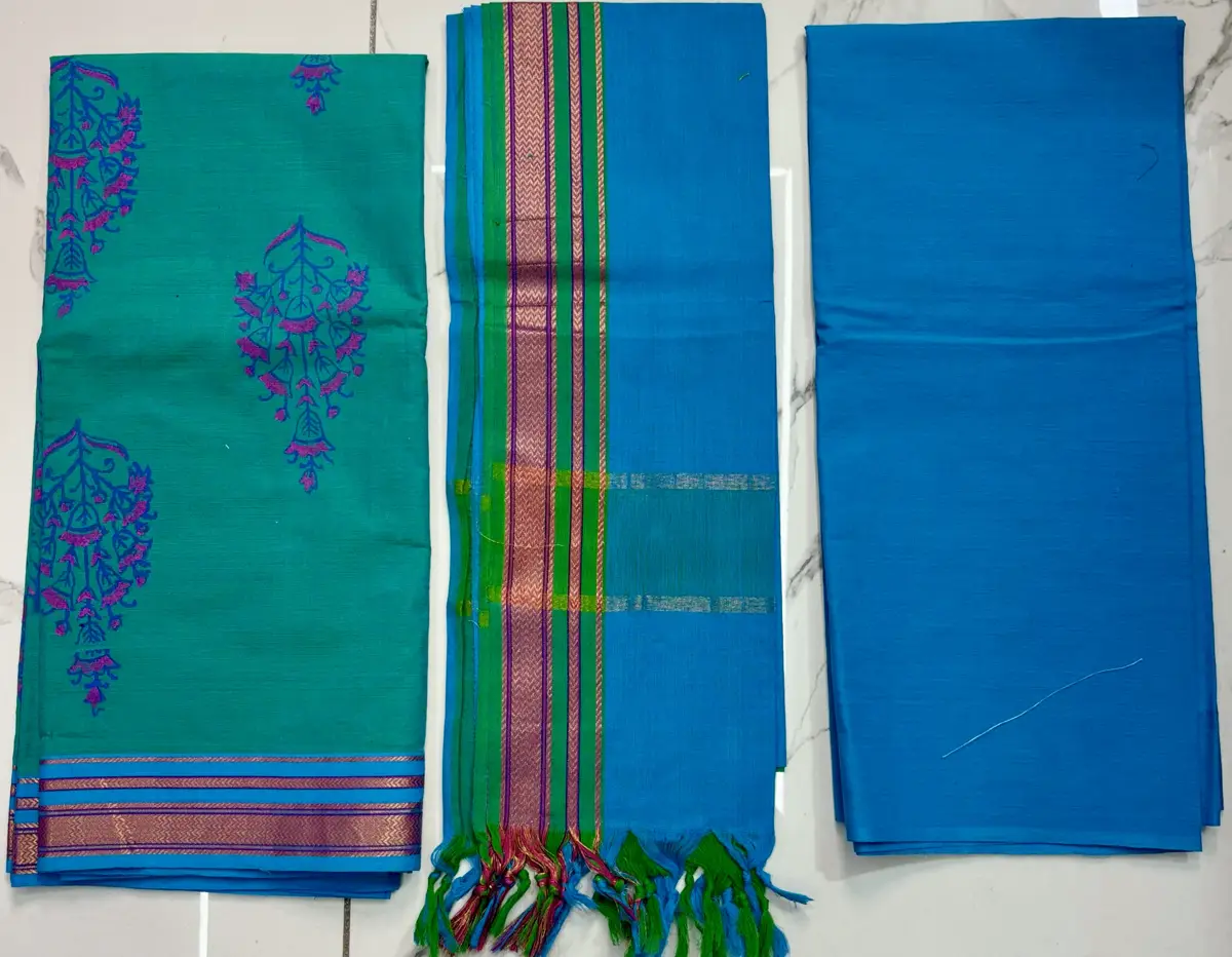 Handloom South cotton printed