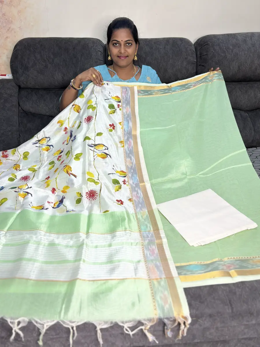 Mangalagiri or LT pattu Dress Materials