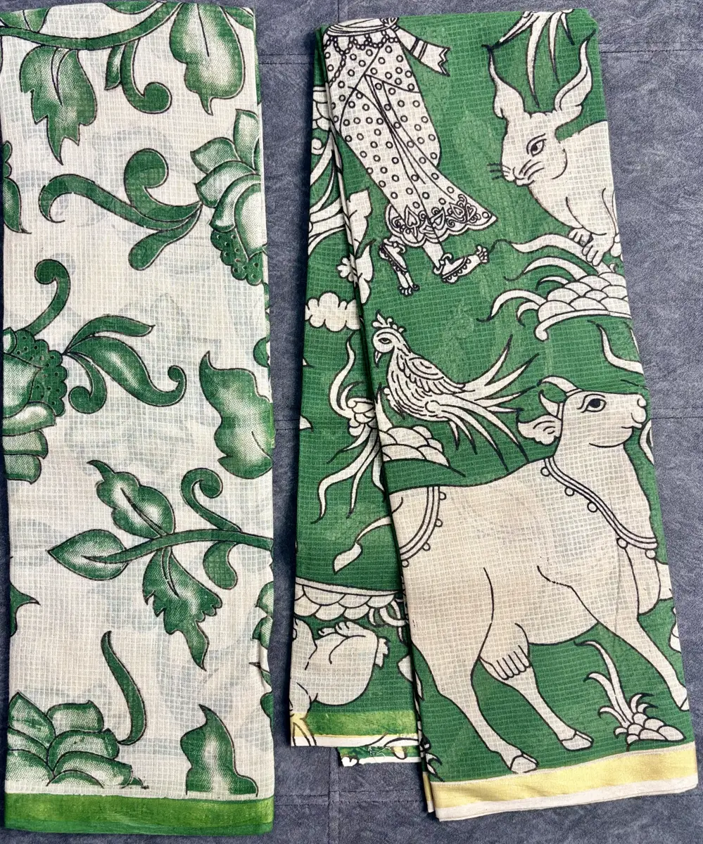 Pure Kota cotton Kalamkari