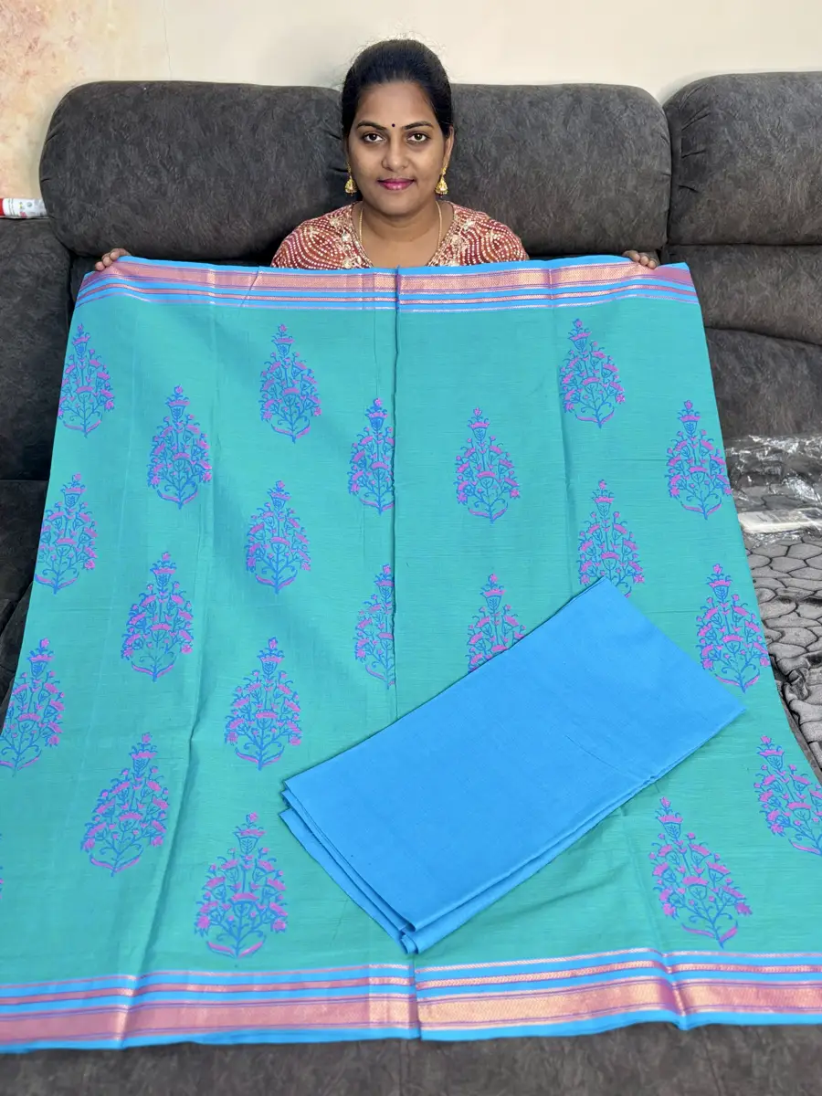 Handloom South cotton printed