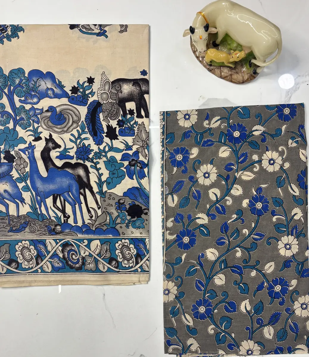 original kalamkari cotton 2ps set