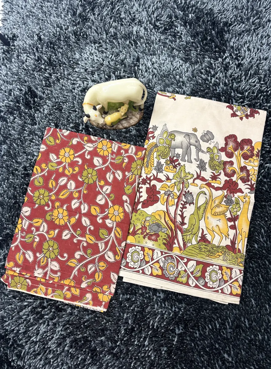 original kalamkari cotton 2ps set