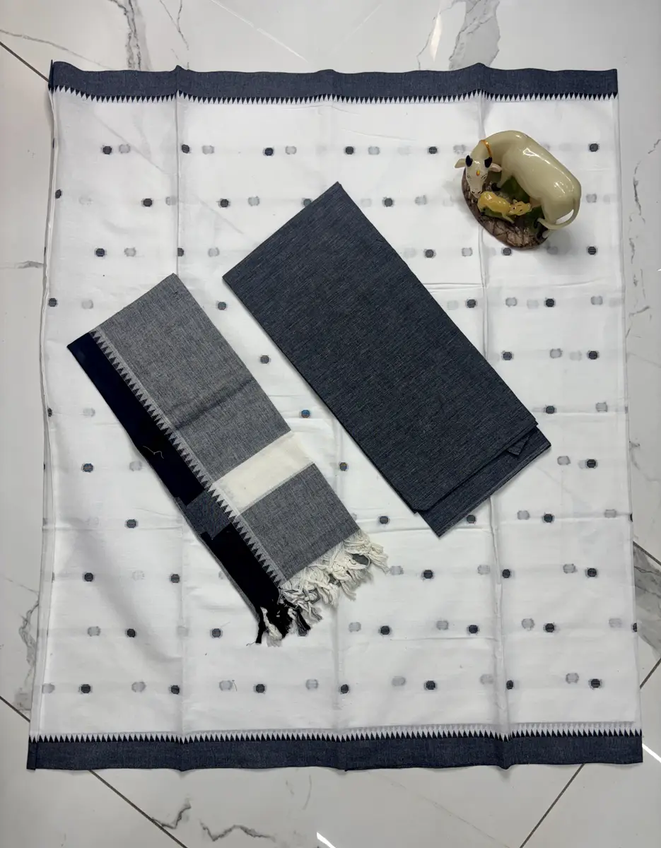Handloom south cotton weaving buttis