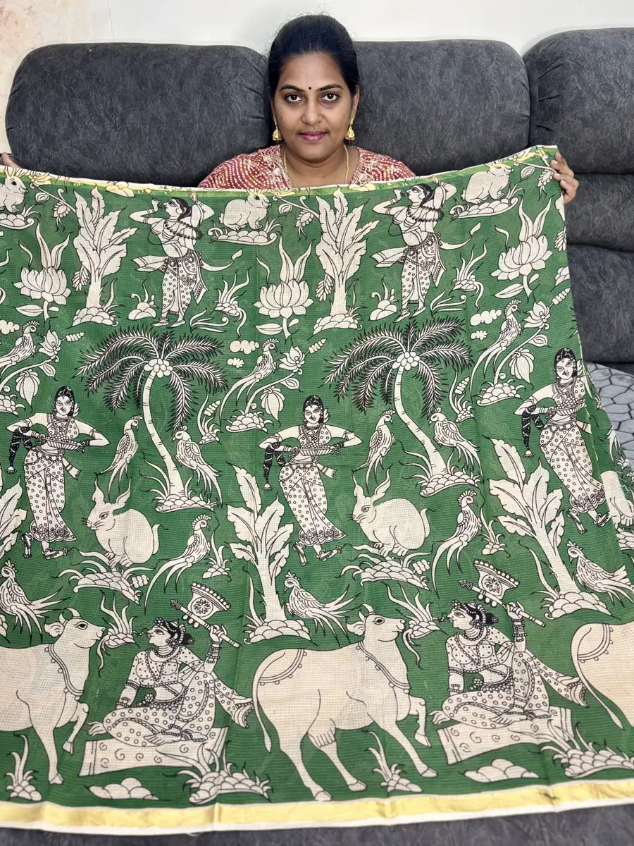 Pure Kota cotton Kalamkari